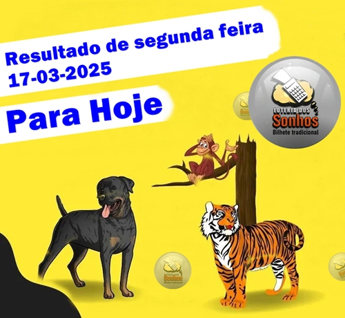 Resultado de segunda feira 17-03-2025